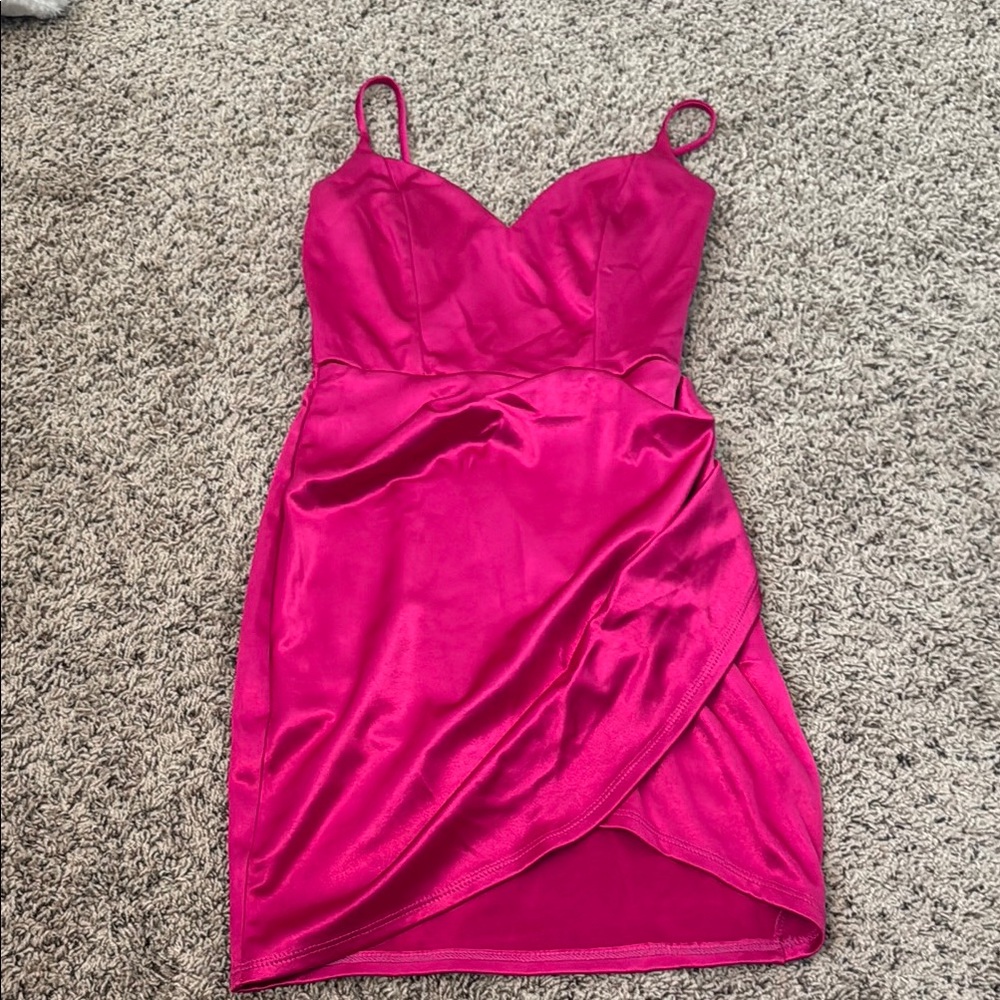 Windsor Fuchsia Mini Dress